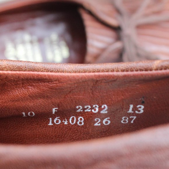 Dack's Brown “Baffin Seal” Leather Derby, Men's 10 Wide, Made in Canada, EUC - Picture 10 of 12